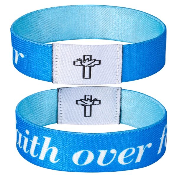 Blue faith-cross peace dove