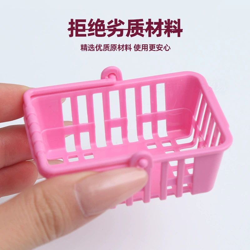 Маленькая реалистичная handheld детская корзинка, семейная игрушка, кукла