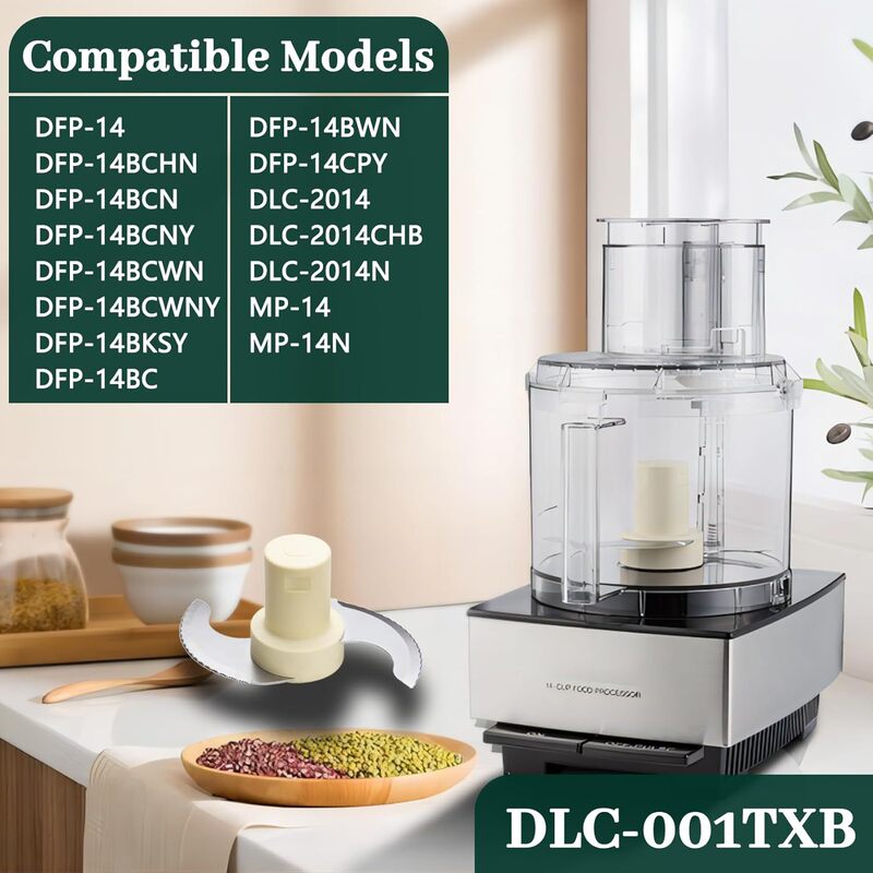 DLC-001TXB Stainless Steel Chopper Blade Fit Cuisinart Blade | 14 Cups S Knife DLC-001TXB Stainless Steel Chopper Blade Fit Cuisinart Blade | 14 Cups S Knife