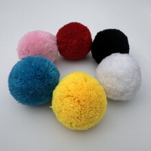 现货6cm开司米大毛球手工diy毛线球宠物大绒球服装辅料杨梅球配件