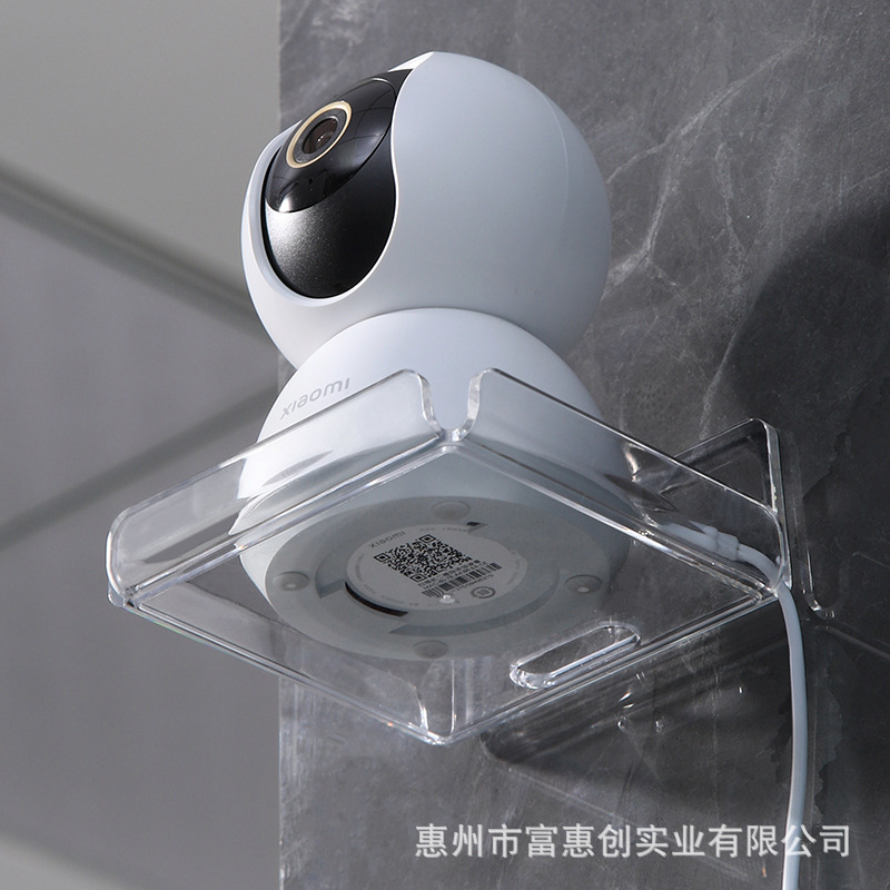 Estante de enrutador Soporte de almacenamiento sin perforaciones de pared Cámara de pared Soporte de monitoreo de sala de estar de pared