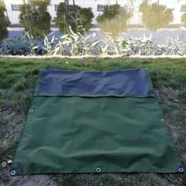 PVC单面有机硅加厚防雨防晒帆布遮雨布防水苫布棚布 劳动者牌篷布