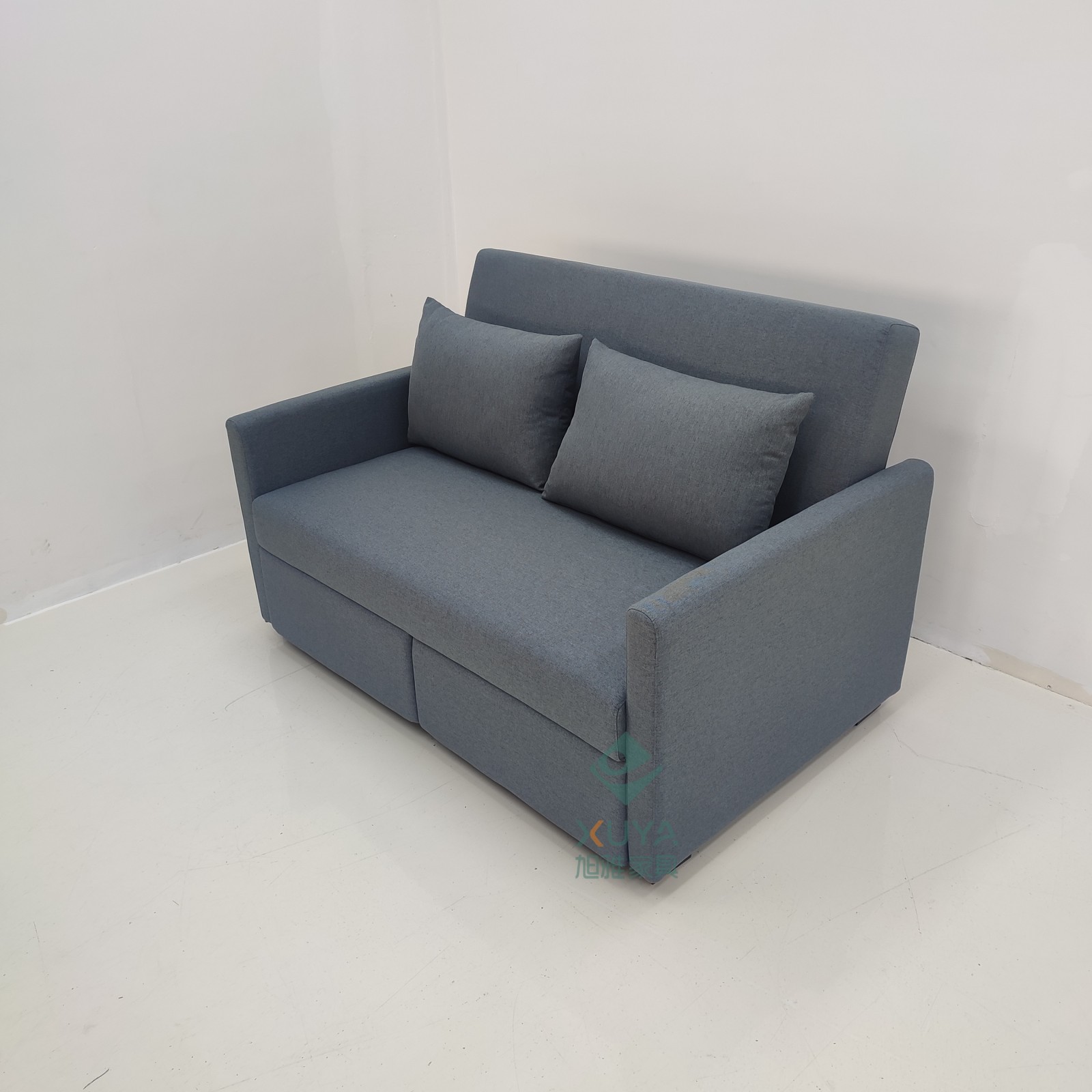 Sofá cama plegable de tres segundos, sofá cama de seda de seda de alta tecnología, sala de estar, apartamento plegable