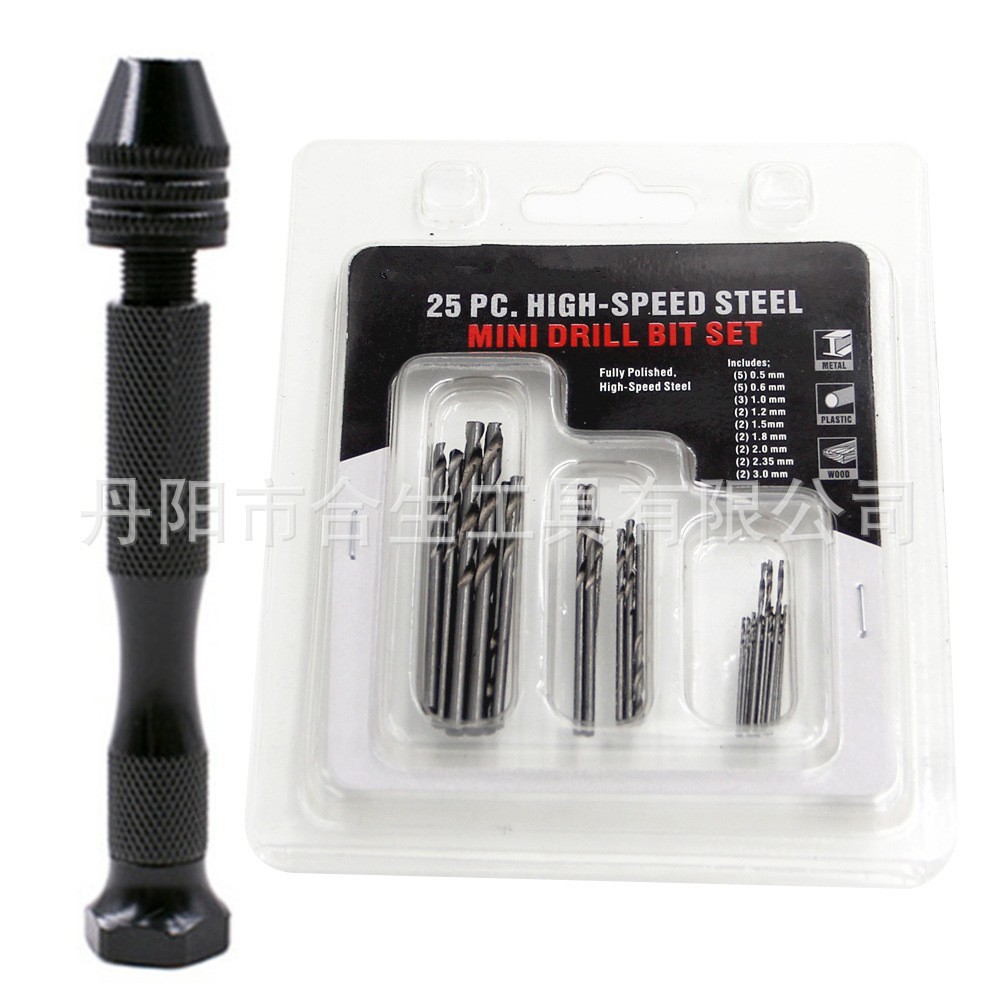 Wenwan ámbar mil ojos diamante Bodhi nogal Cross-border 0,3-3,4mm mano negro taladro manual de perforación