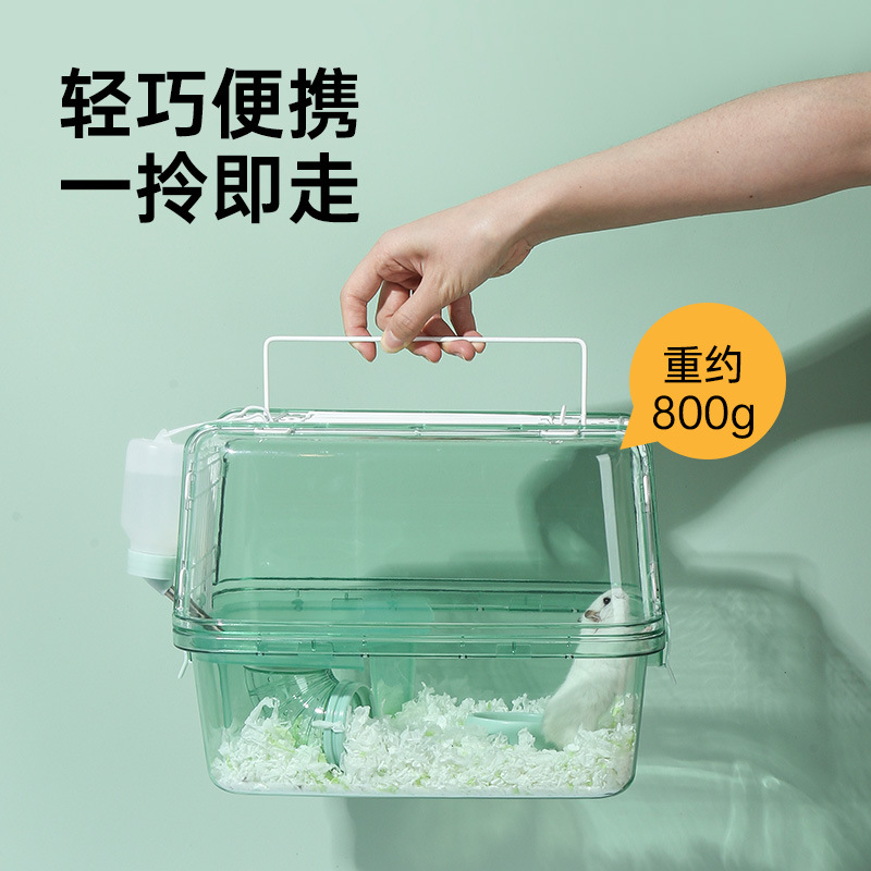 Zhongheng hamster cage, take-out cage, golden bear double-story villa, large space, parrot bird cage, special portable take-out cage