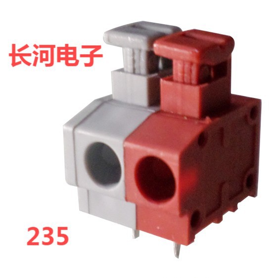 KF202 5.0 2P ~ 8Pin PCB 弹簧接线端子DG202 5.0mm 2p3p4p5p6p8p