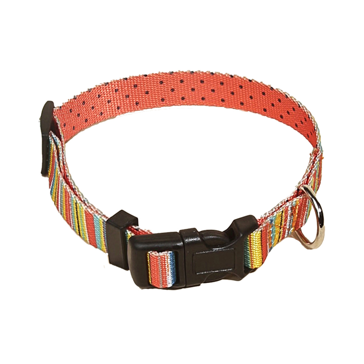 다채로운 줄무늬 열전달 개 목걸이