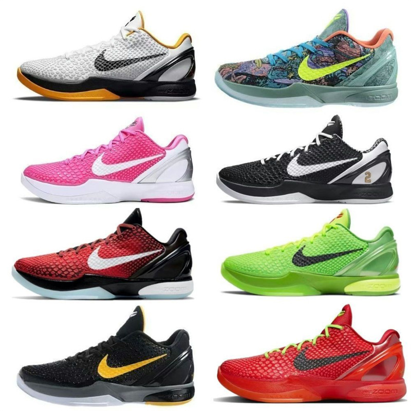 Kobe6 Qingfeng Kobe Bryant Actual Combat Carbon Plate Air Cushion Basketball Shoes Non-Slip Men's and Women's Wear-Resistant Reverse Sports Shoes Kobe6 Qingfeng Kobe Bryant Actual Combat Carbon Plate Air Cushion Basketball Shoes Non-Slip Men's and Women's Wear-Resistant Reverse Sports Shoes