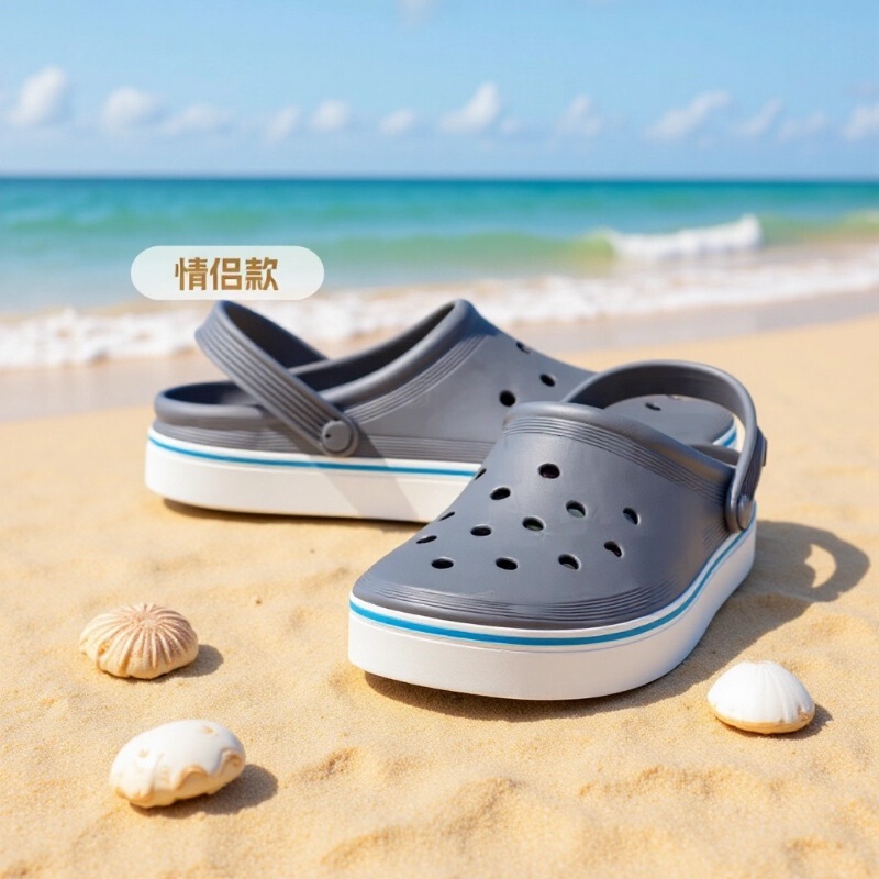 Summer New Cross-Brand Unisex Flat Shoes Outdoor Water Shoes Clogs Slippers Couple Sandals Beach Shoes