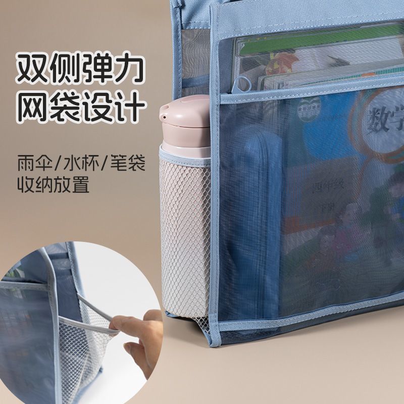 韩版网纱袋透明立体文件袋大容量手提资料袋收纳袋学生试卷补习袋|undefined
