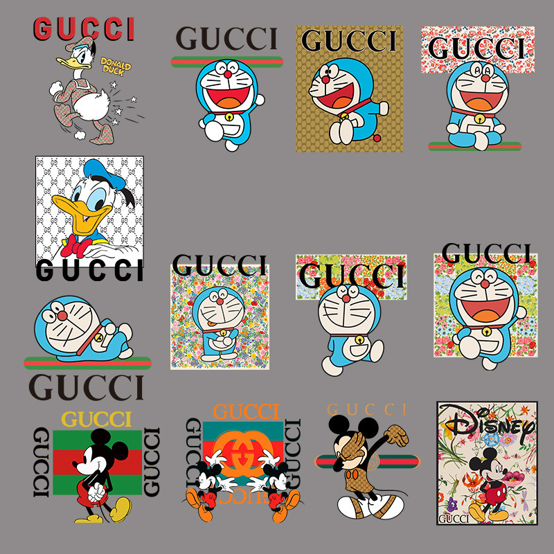 連名のアニメの潮牌の図案のプリントのdiyの熱転写のtシャツの装飾のアイロン掛けの絵は一枚一枚売ります。|undefined