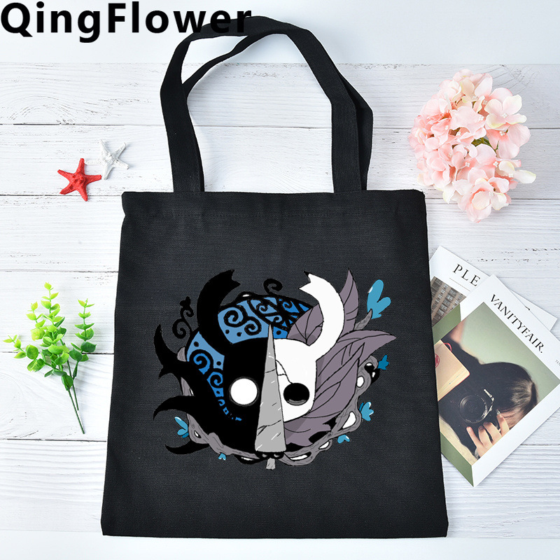 Hollow Knight 空洞骑士印花帆布袋单肩包折叠袋学生手提袋购物袋