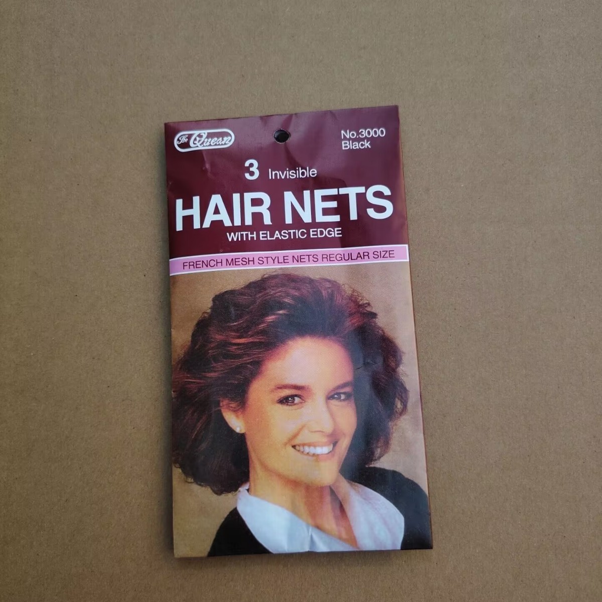 Envelope Packaging Invisible Hair Net 1 Bag with 3 Bun Hairnets, 50cm