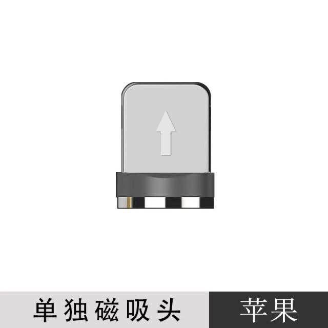 Cable DE DATOS trenzado de nylon principal magnético tres-en-uno del cable de datos para el cable de carga del teléfono móvil del typec de Apple Android