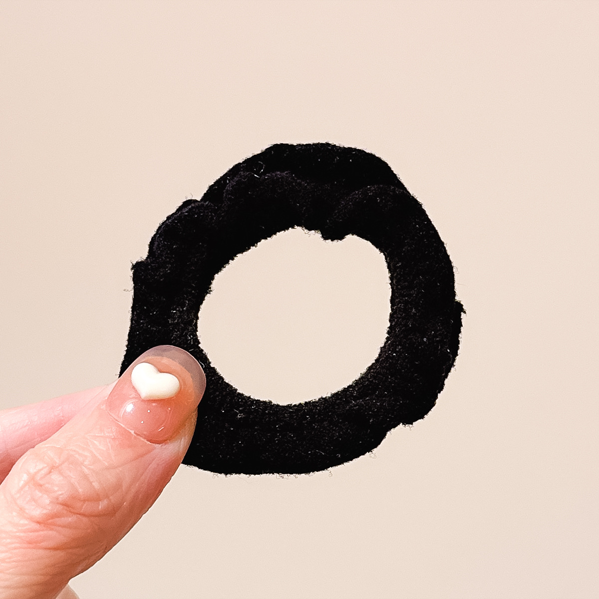 Simple todo partido oreja de madera banda de pelo cabeza de bola banda de goma de las mujeres de alta elástico durable cuerda de pelo accesorios para el cabello