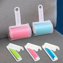 可水洗粘毛器衣物除尘滚除尘刷沾毛滚粘毛刷非可撕式粘尘纸批发