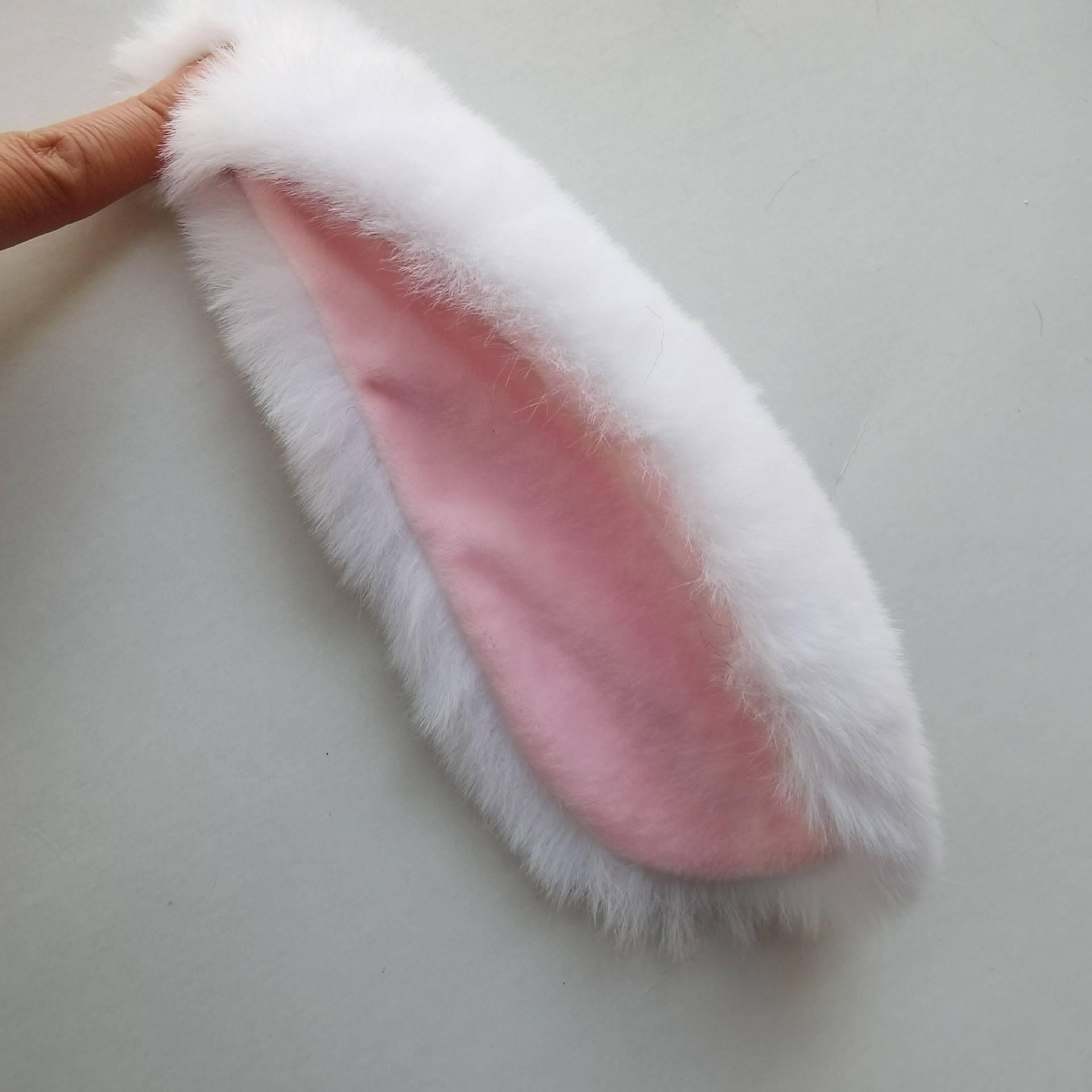 Orejas de conejo de peluche de doble cara DIY accesorios para el cabello horquilla productos semiacabados embalaje de flores Orejas de conejo Accesorios Al Por Mayor