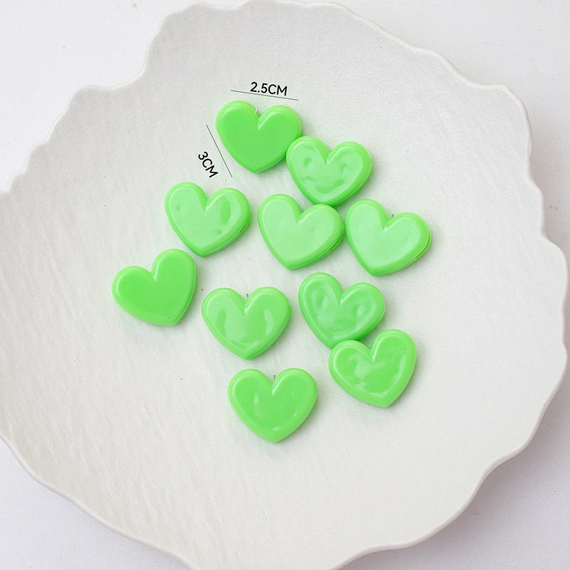 Clip pequeño de amor de color de pensamiento de siete colores, color lindo de plástico, ramo fresco, accesorios de tarjeta, material de bricolaje