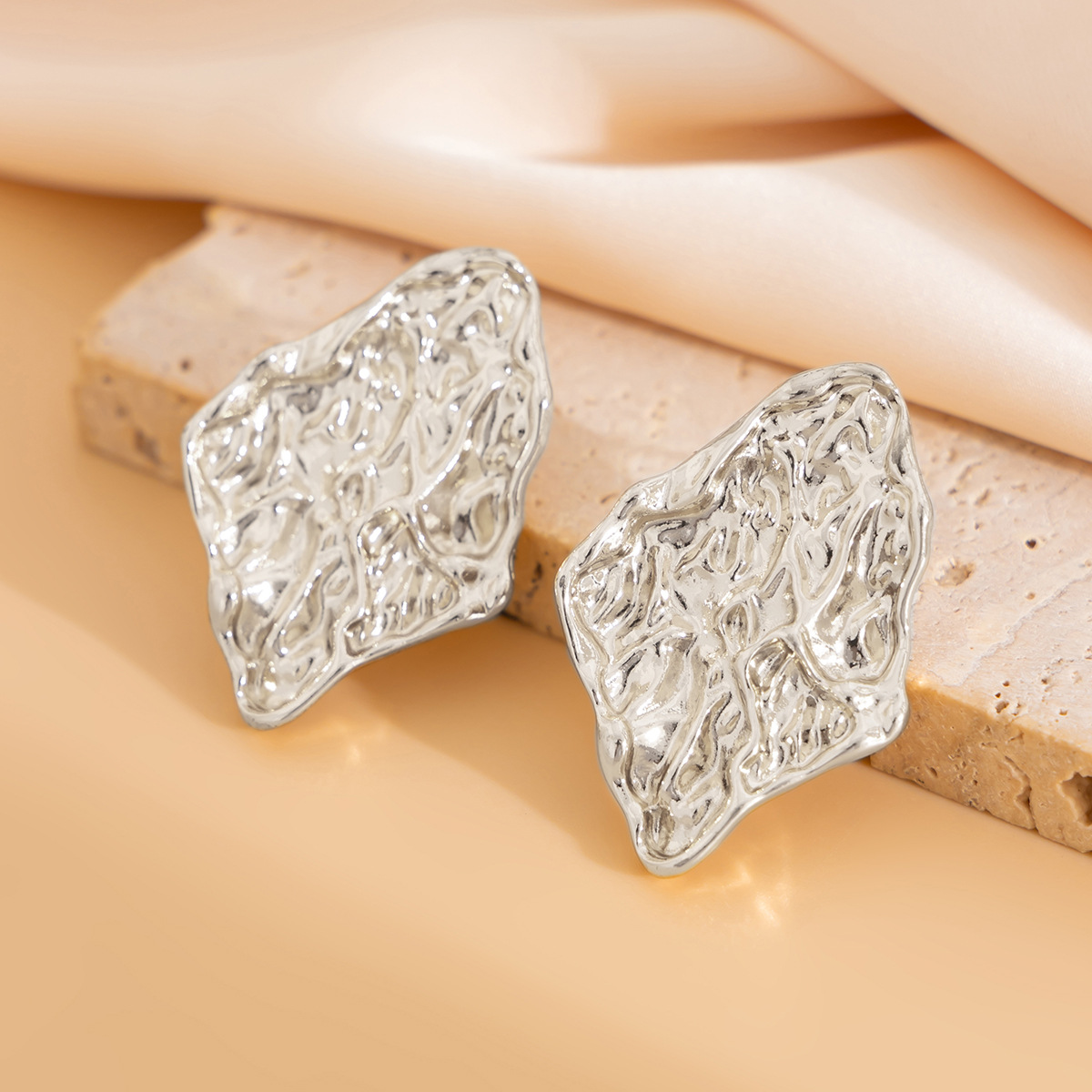 12g Weight Steel needle Ear Needle Material Drop Earrings, Ear Studs Classification 1 Pair Quantity Party, Street Occasion Alloy Material Geometric Pattern Women's Gender Polished Finish Plating Design Exaggerated, Punk Style 1 Pair Exaggerated Punk Geometric Plating Alloy Drop Earrings Ear Studs 73