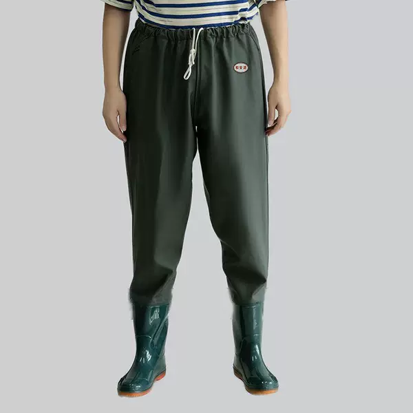Waist-High Wading Pants, Planting Pants, Half-Body Waterproof Clothing, Rain Pants, Wear-Resistant Leather Fishing Rain Boots
