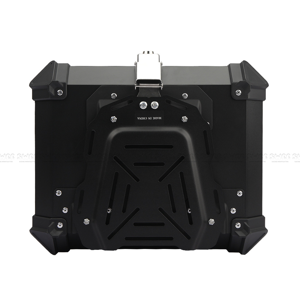 45L flat plastic quick release motorcycle trunk trunk non-aluminum alloy battery electric car storage box