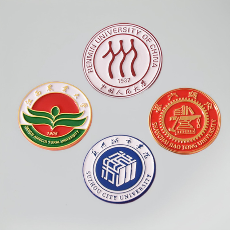 対外貿易金属塗装バッジカスタム合金ダイカスト学校卒業イベント記念勲章同窓会ブローチ