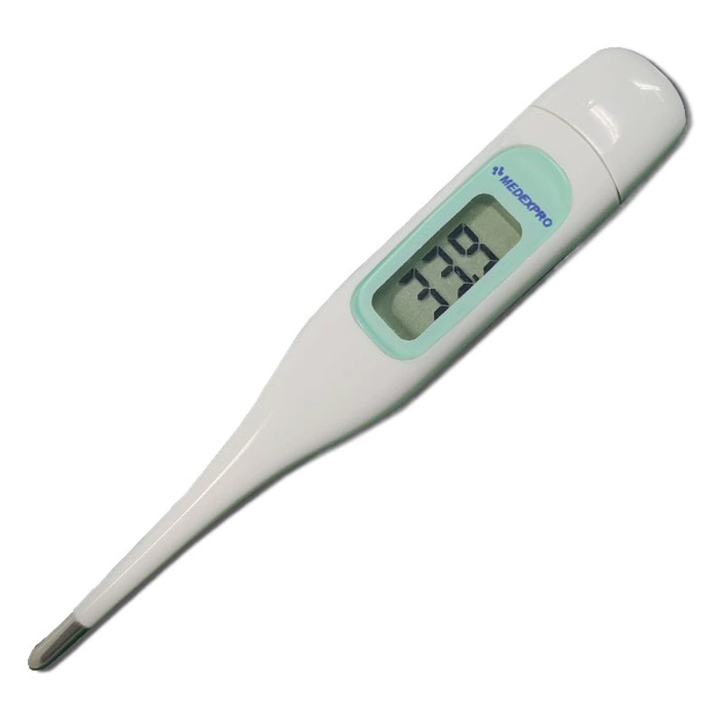 Электронный термометр с мягкими и жесткими наконечниками для измерения температуры в подмышечной впадине и ротовой полости, переключатель градусов Цельсия, логотип производителя, цифровой термометр для младенцев и детей