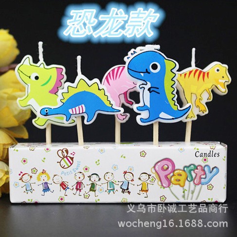 Dibujos animados lindo cumpleaños vela niños años de edad fiesta hornear decoración creativa animal sin humo vela pastel al por mayor