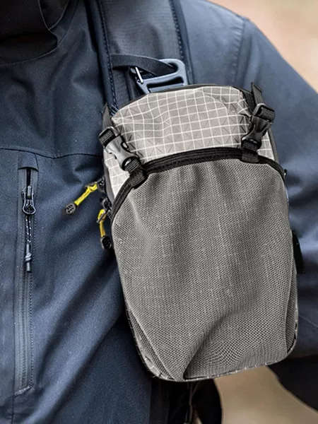 Shoulder Strap External Sports Waist Bag, Water Bottle Bag, Mountaineering Water Bottle Holder, Crossbody Phone Expansion Accessory Bag, Waterproof Running Bag