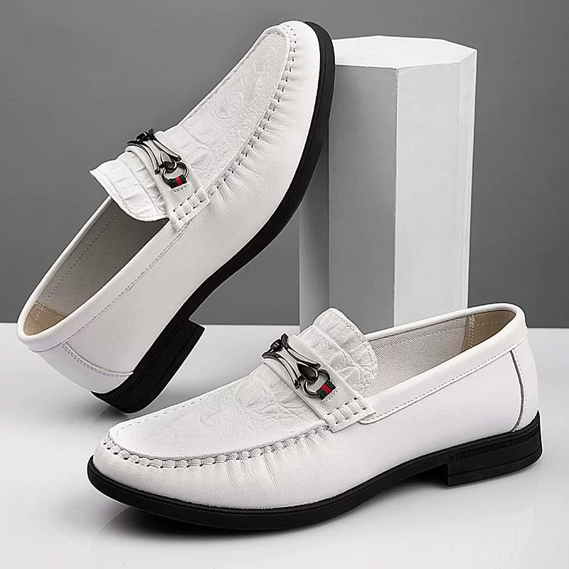 Летние новые стильные слипоны с мягкой подошвой, мужские дышащие туфли-бини