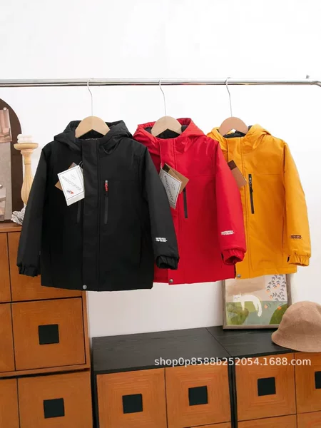 Autumn and Winter New Style Boys' Windproof Jacket, down Cotton Coat, Model 5198