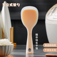 日本式のシリカゲルのしゃもじは立ってもいいです。