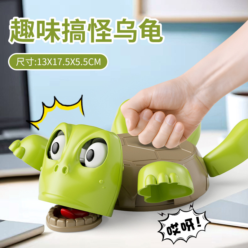 Nuevo producto Wang Ba posavasos Xiaohongshu Douyin El mismo estilo divertido posavasos de tortuga presionando juguetes que me presionan tortuga al por mayor