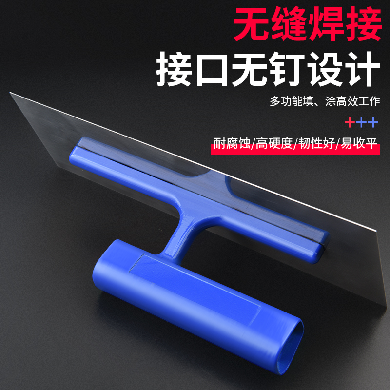 带齿抹子抹灰抹泥刀不锈钢泥瓦工批刮灰刀泥板锯齿铺瓷砖工具大全