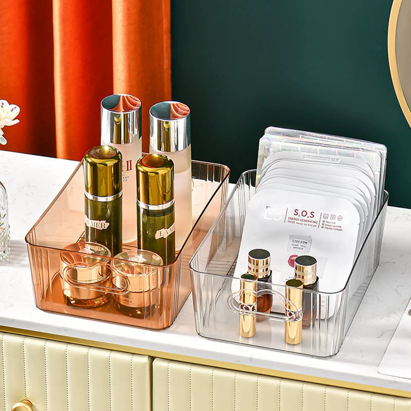 T Настольная коробка для хранения мусора Косметика Закуски для хранения Пластиковая коробка Домашняя гостиная Пластиковая коробка для хранения