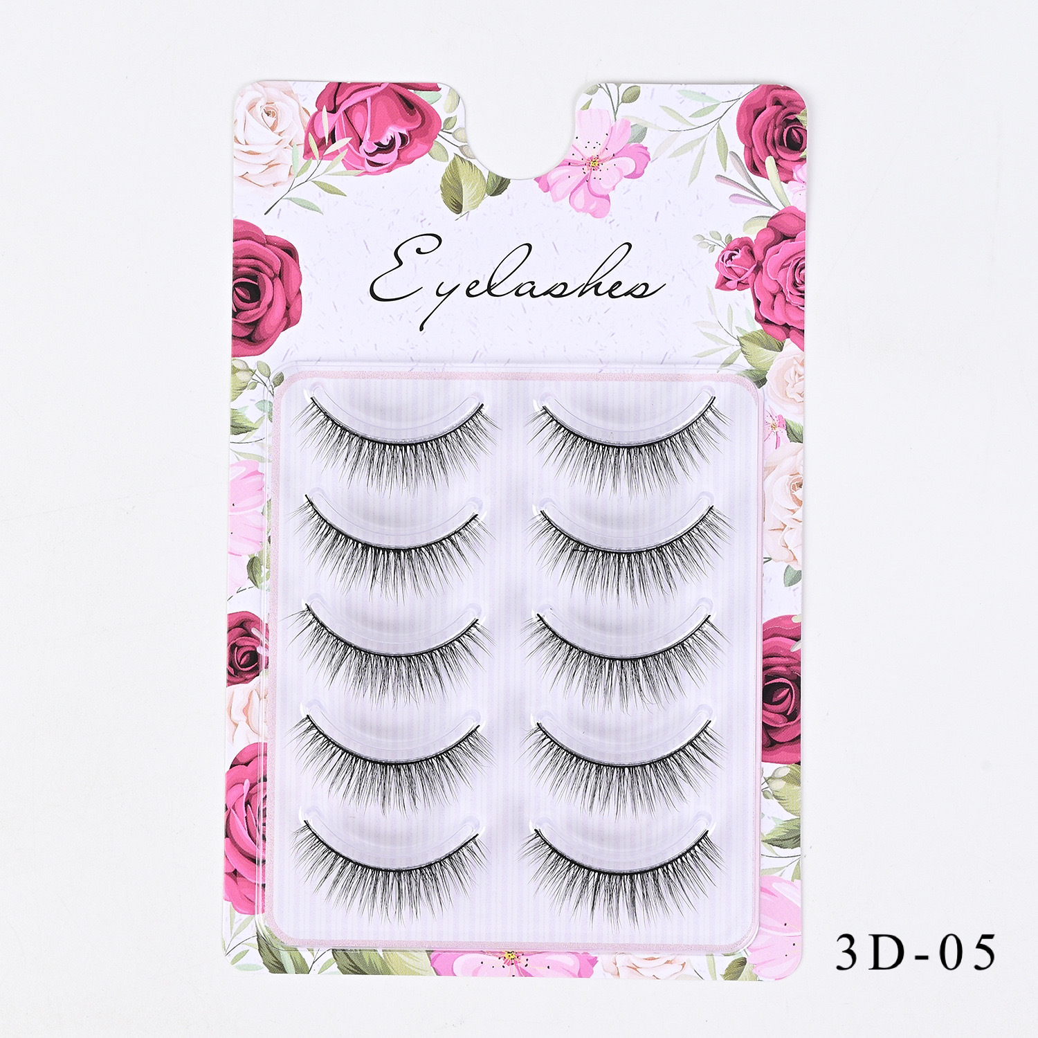 Comercio exterior europeo y americano grueso rizado 3D desordenado para el cabello, pestañas postizas, pestañas delgadas naturales al por mayor