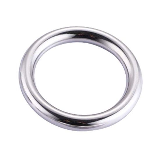Cross-border 304 stainless steel seamless ring engineering circle O-ring gate window fence decoration accessories stamping