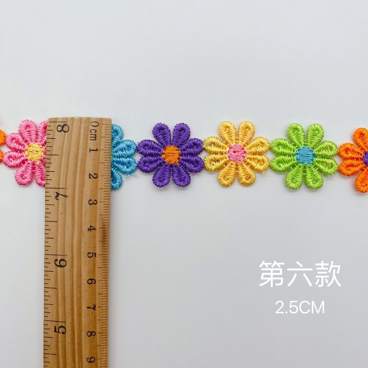 Color de encaje Ropa Decoración Lolita Cuff accesorios amor multicolor poliéster luz código de barras de encaje