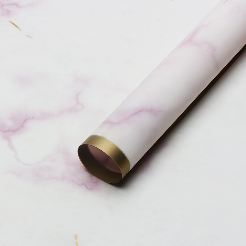 Huaxi comercio exterior transfronterizo Phnom Penh mármol papel de niebla papel impermeable Hansu flor florista papel de embalaje ramo