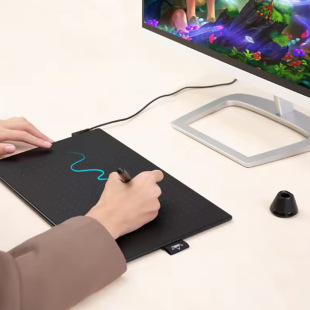 HUION painting King RTP-700 touch button no battery pen stylus with tilt function graphic drawing board