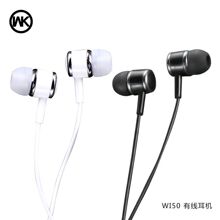 WK潮牌 wi50入耳式线控带麦耳机外贸爆款立体声音乐通话耳塞批发
