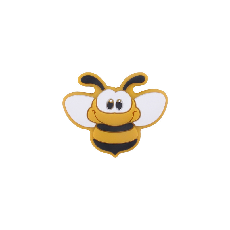 Bebé suministros de dibujos animados silicona abeja DIY bebé molar pezón cadena teether pulsera juguete Accesorios