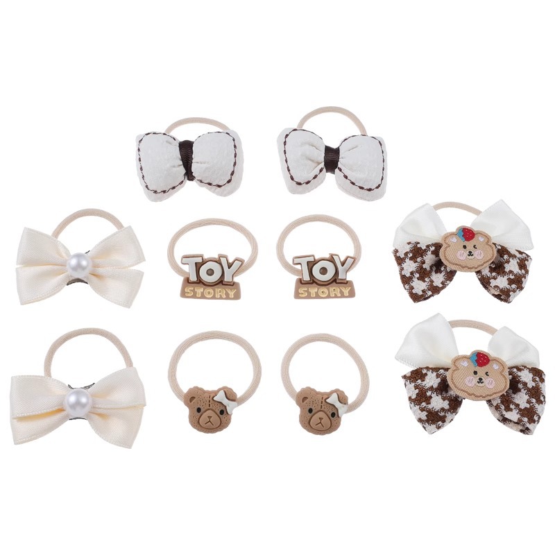Niños arco coreano anillo de cabello lindo curry atado cabello banda elástica no dañada cabello cuerda de cabello de niña pequeña
