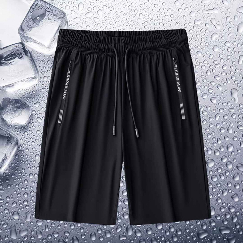 [Nylon Ice Silk] Men's Shorts Summer Thin Loose Casual Shorts Fitness Quick-drying Breathable Sports Pants