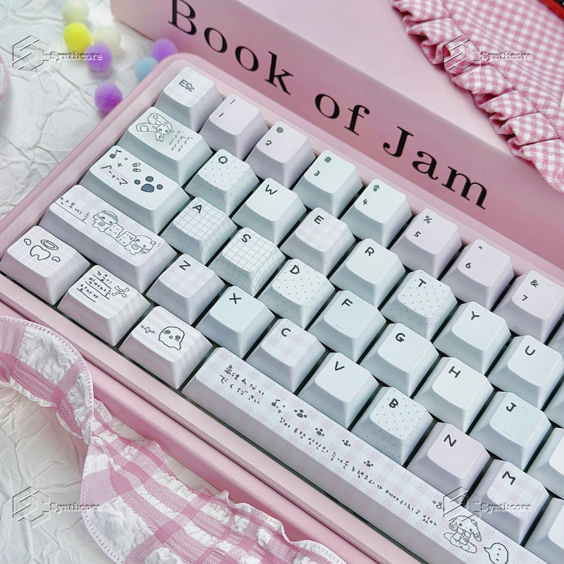 Dreamwalker Keycap Pink and White Light Color Ins Simple New Original Factory Customized Pbt Dye-Sublimation Keycap Mechanical Keycap Dreamwalker Keycap Pink and White Light Color Ins Simple New Original Factory Customized Pbt Dye-Sublimation Keycap Mechanical Keycap