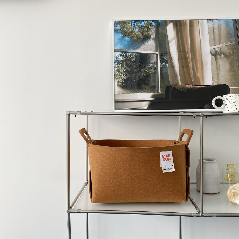 Butt mom ins coreano fieltro decoración del hogar de los niños merienda juguete misceláneas ropa sucia cesta de almacenamiento plegable