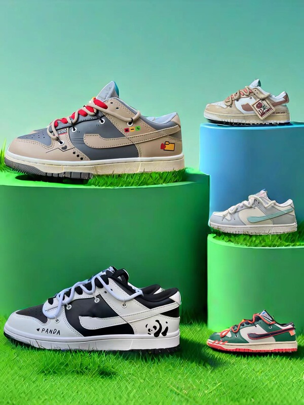 High-Quality Dunk Collaboration Colorway Unisex Couple's Deconstructed Drawstring Dunk Series Low-Top Sports Casual Sneakers High-Quality Dunk Collaboration Colorway Unisex Couple's Deconstructed Drawstring Dunk Series Low-Top Sports Casual Sneakers