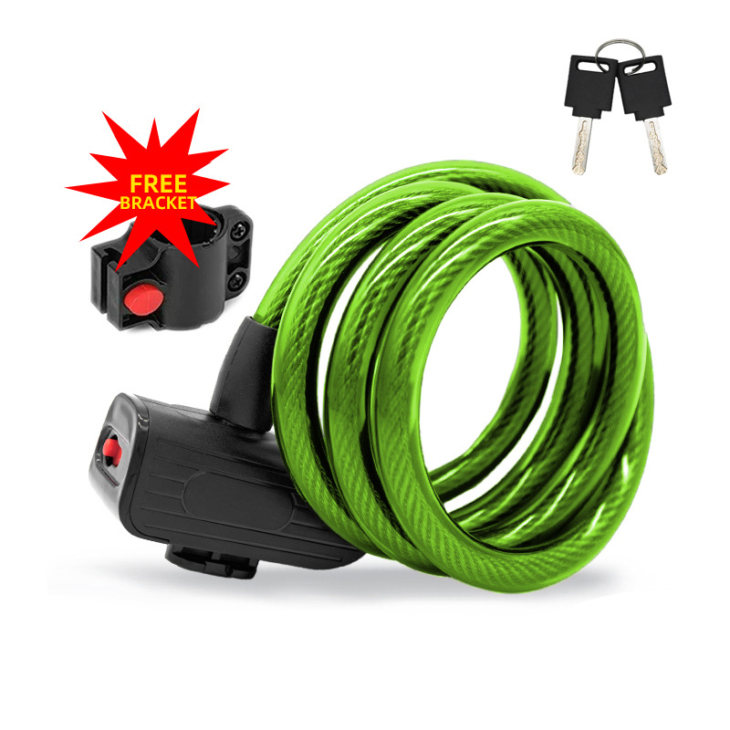 Cerradura antirrobo de bicicleta gruesa con soporte anti-shear cerradura de llave de vehículo eléctrico cerradura de anillo cerradura de bicicleta image 26