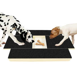 新款木制狗抓板双抽拉宠物磨指甲刮擦板可替换砂纸狗狗指甲锉刮板