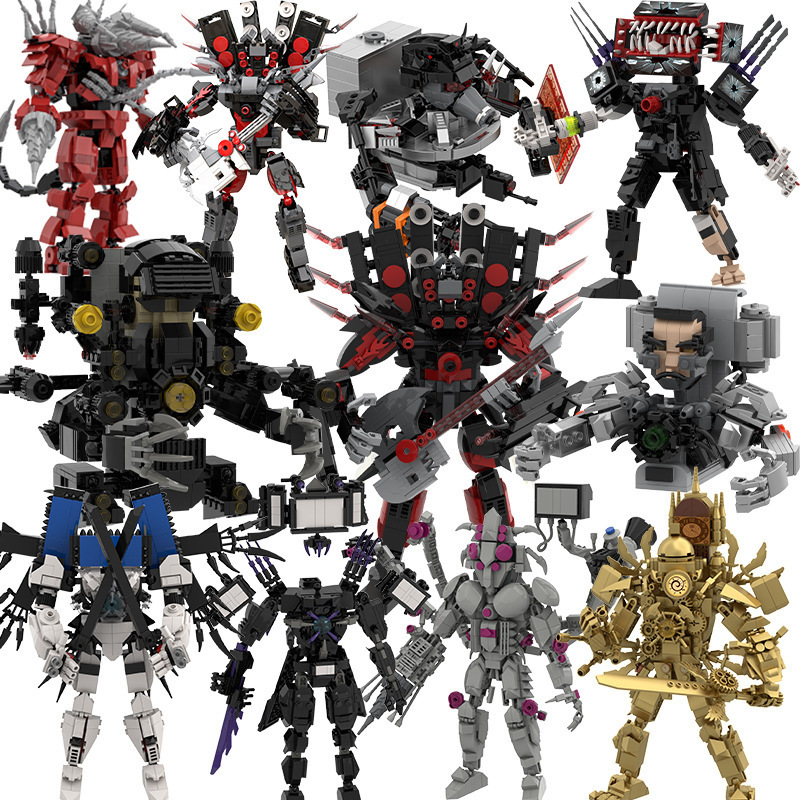 Cross-border Special for MOC Toilet Building Blocks Series 3.0 Titan Clock King Children's Educational Toys Hand-held Cross-border Special for MOC Toilet Building Blocks Series 3.0 Titan Clock King Children's Educational Toys Hand-held